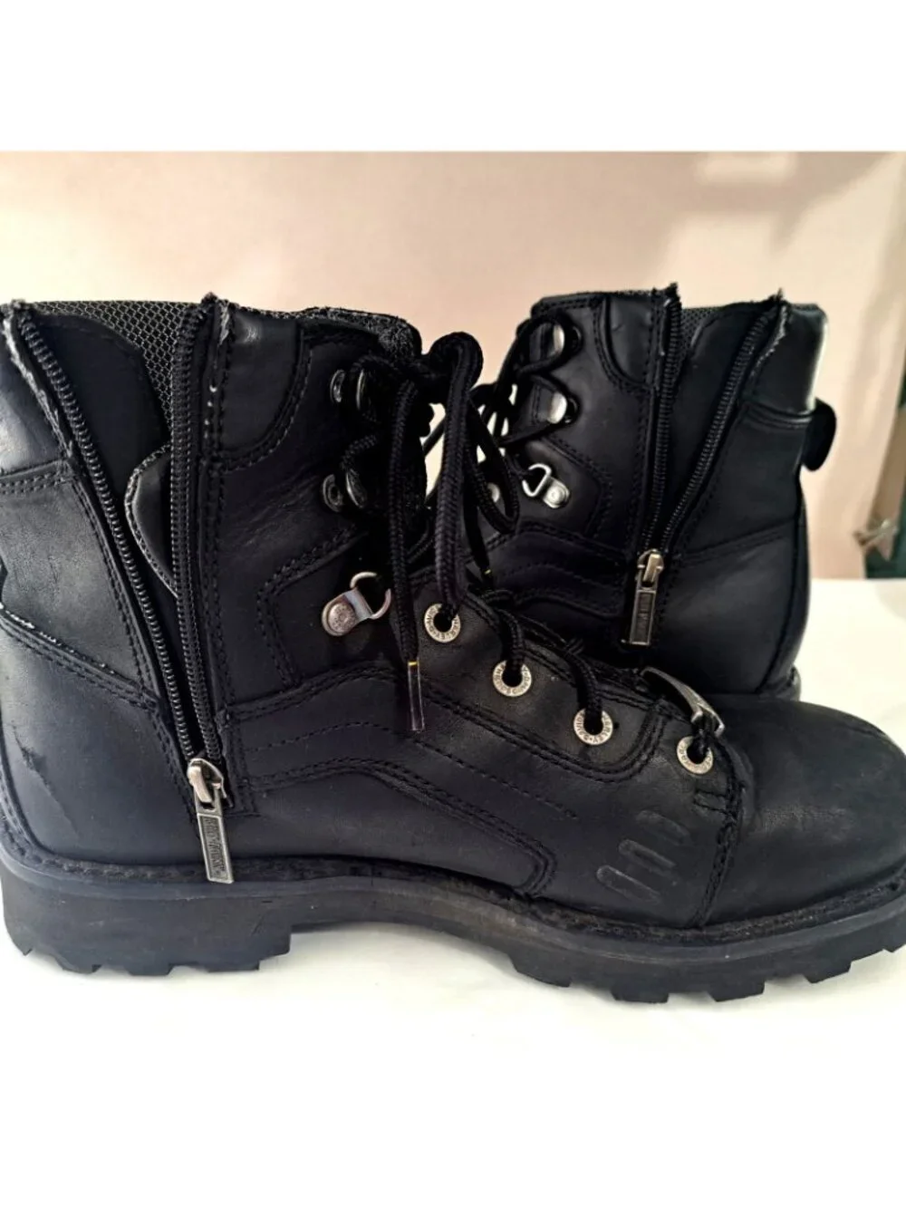 Harley Davidson Men's 10M Black Motorcycle Boots D96056